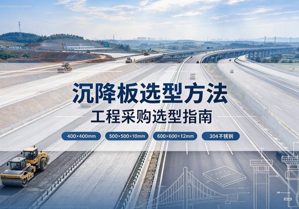 曹妃甸沉降板选择方法